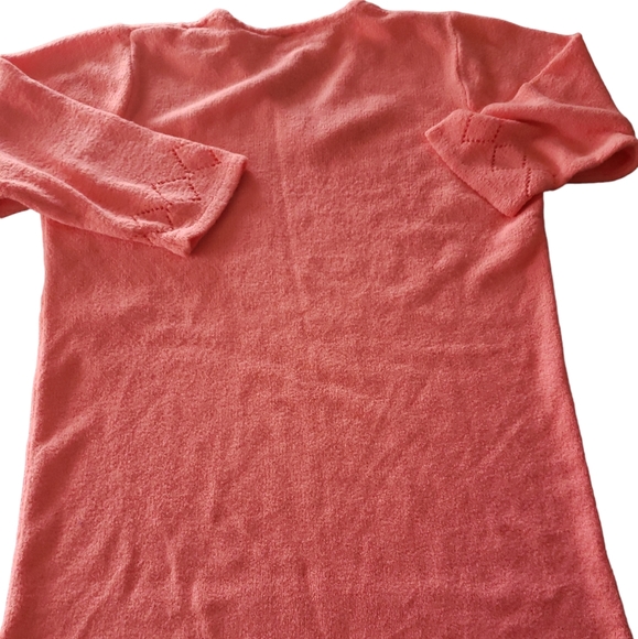 Bobbie Brooks 14w/16w 34/36 Orange Sweater - Picture 2 of 7